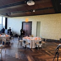見学時の披露宴会場です