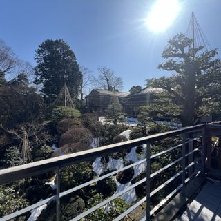 待合室にあるテラス