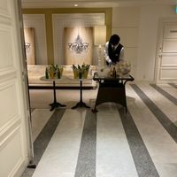 雨でガーデンが使用できず、
ドリンク貰って屋内写真撮影へ