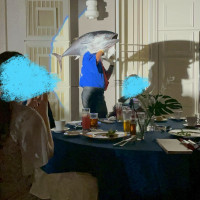 サプライズでマグロ入場