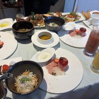 控室で食べられる新郎新婦用料理