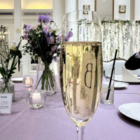 テーブルの装花