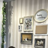 会場内後方の装飾