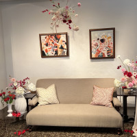 披露宴会場の装花