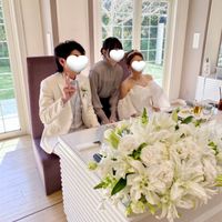 親族との記念写真
