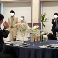 新郎新婦入場後の様子