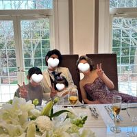 親族との記念写真