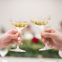 乾杯のシャンパン
ノンアルもあって飲めない人にも安心