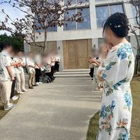 フラワーシャワー前の様子