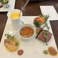 お魚料理もお肉もスープも全部美味しい！