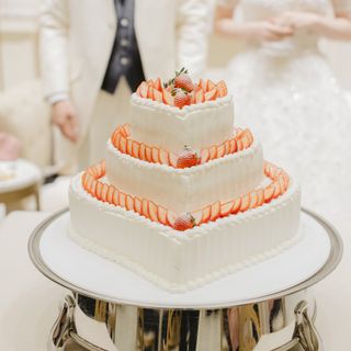 ハートのケーキ