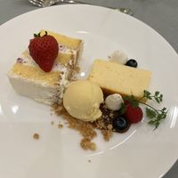 バランスの良い最後のデザートプレート