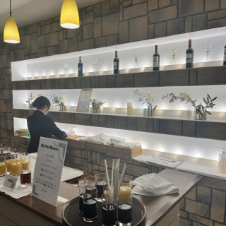 控え室ではドリンクが飲めます