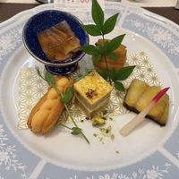 当日の前菜です。豪華な印象です。