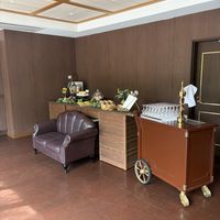 披露宴会場横の部屋です。
ここからゲストを見送ります。