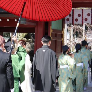 参進の様子|794847さんの大國魂神社 結婚式場の写真(2649964)