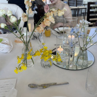 披露宴会場の装花です