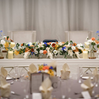 青・白イメージの少しレトロ感のある雰囲気