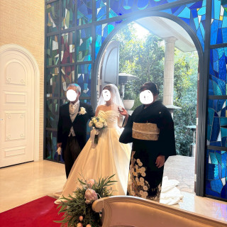 ステンドグラスが素敵です