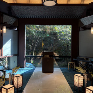 和の雰囲気のチャペルです