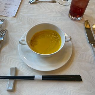パンプキンスープ カレー風味