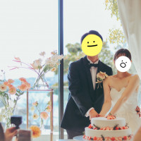 ケーキ入刀シーン