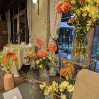 高砂ソファの装花