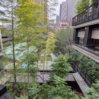 披露宴会場から見た中庭
どの会場からも見えるそうです