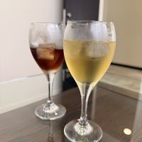 好きなジュースを選んノンアルコールカクテルを作ってくださった