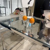 ウェルカムスペースででるオレンジジュース