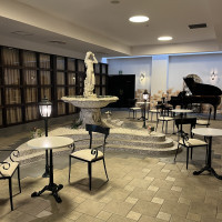 披露宴会場外のフリースペース