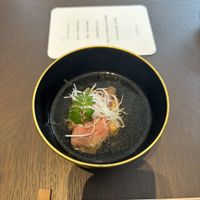 厳選和牛　焼き胡麻豆腐だし汁