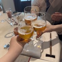 みんなでビールで乾杯！！！