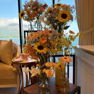 THE BAYSUITE SAKURAJIMA TERRACE(ザベイスイートサクラジマテラス)のクチコミ 装花・コーディネートの写真(1枚目)