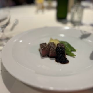 国産牛ロースの網焼き
