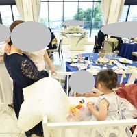 ベビーベッドは式場が貸してくれました。