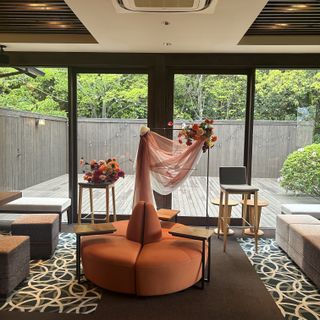 ゲスト用の待合ロビーの雰囲気の一部