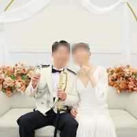 披露宴新郎新婦席