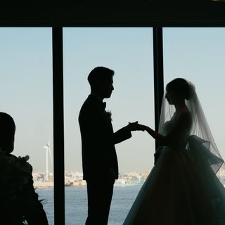 海が見える素敵な式場です。