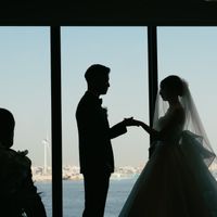 海が見える素敵な式場です。
