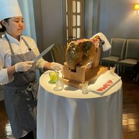 ウェルカムスペースでの生ハム