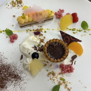試食のデザート