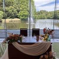 新郎新婦の高砂です。