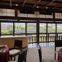 会場からの鴨川の眺め