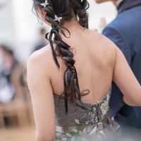 お気に入りのドレスとヘアセット