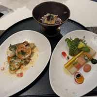 魚がメインの試食です