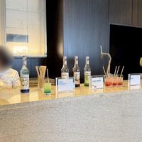 ウェルカムドリンクカウンター