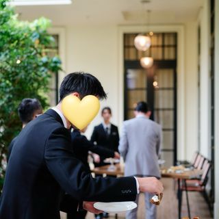 ガーデンでのブッフェ