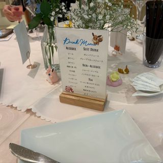 ドリンクメニューの種類は十分でした。