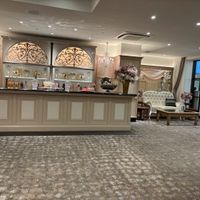披露宴会場入り口にはバーカウンターがありました。